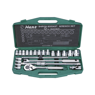 LLAVE DADO HANS 1/2 DR JGO. 24 PZS.  #46242MB (OF)