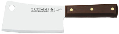 MACHETE  TRES CLAVELES # 1098 INOX MGO MADERA 16CMS