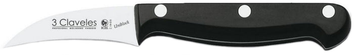 CUCHILLO TRES CLAVELES # 1102 INOX UNIBL  6 CMS MONDADOR