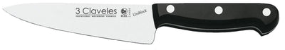 CUCHILLO TRES CLAVELES # 1162 INOX UNIBL 25cms COCINERO