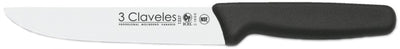 CUCHILLO TRES CLAVELES # 1235 MGO POLIPR NEGRO 13,5 CMS COCINERO