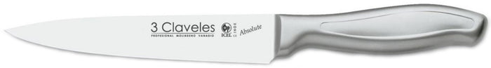 CUCHILLO TRES CLAVELES # 1482 ACERO INOX  COCINA  15 CMS(OF)
