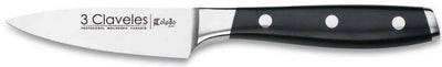 CUCHILLO TRES CLAVELES # 1530 INOX FORJADO VERDURAS TOLEDO 9 CM