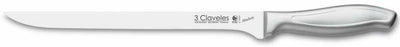 CUCHILLO TRES CLAVELES INOX. # 1430 ABSOLUTE JAMONERO 24 CMS(OF)