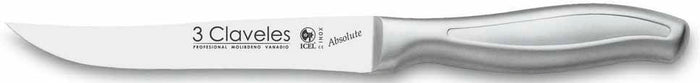 CUCHILLO TRES CLAVELES INOX. # 1401 ABSOLUTE CHULETERO 12 CMS(OF)