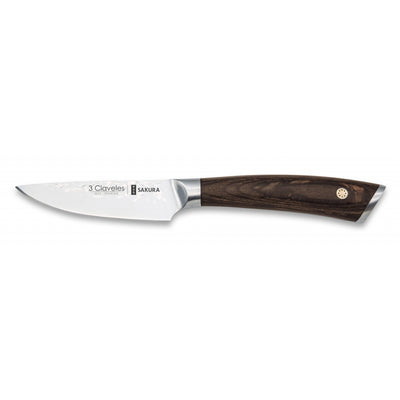CUCHILLO TRES CLAVELES FORJADO #1015 SAKURA VERDURAS  9,0 CMS