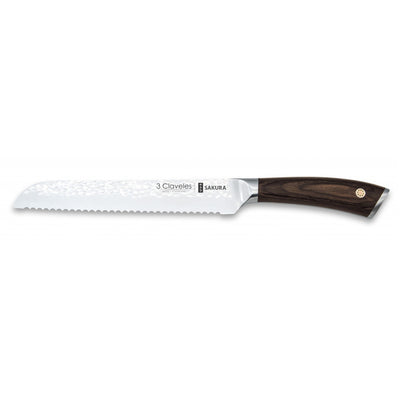 CUCHILLO TRES CLAVELES FORJADO #1017 SAKURA PANERO 19,0 CMS(OF)