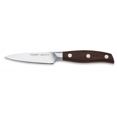 CUCHILLO TRES CLAVELES FORJADO #1041 NORDEN VERDURA  9,0 CMS