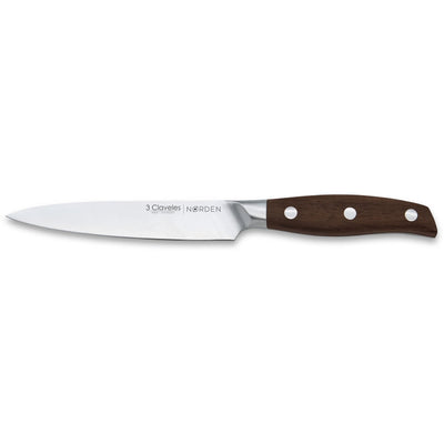 CUCHILLO TRES CLAVELES FORJADO #1042 NORDEN COCINA 13,0 CMS