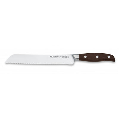 CUCHILLO TRES CLAVELES FORJADO #1043 NORDEN  PANERO 20,5 CMS(OF)