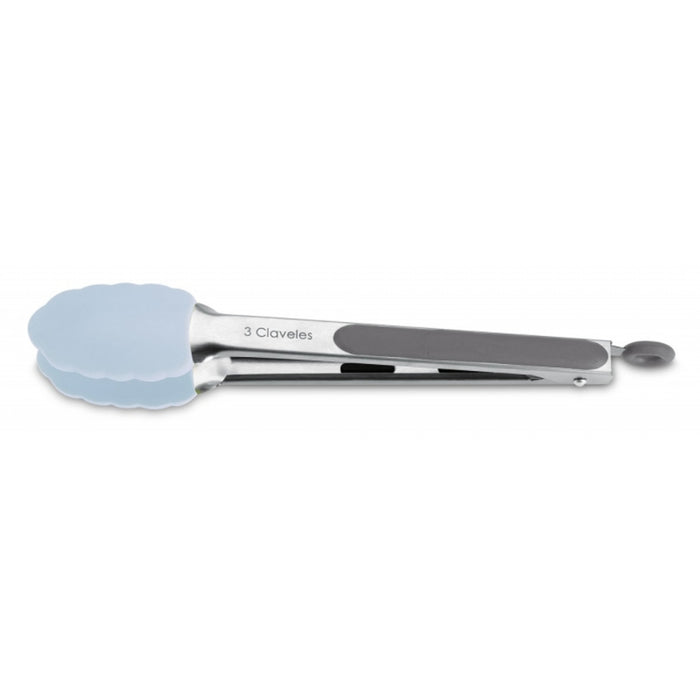 PINZA SILICONA DE COCINA TRES CLAVELES  # 4662 -  30 CMS