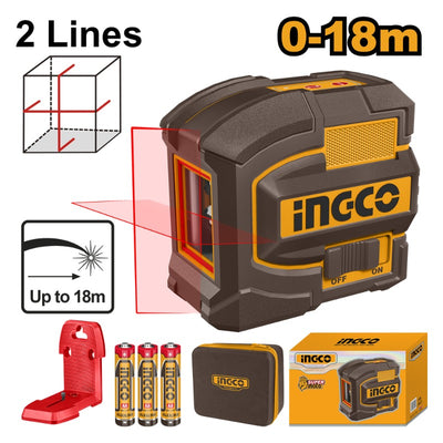 NIVEL INGCO LASER  AUTOMATICO TIPO CRUZ  18 MTS. # HLL156503