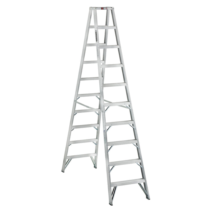 Escalera de Tijera Doble Acceso de Aluminio 3,05 m - 10 Peldaños - Cuprum