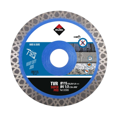 DISCO DIAMANTE RUBI # 30986 CONTINUO TVR  115 MM SUPER PRO