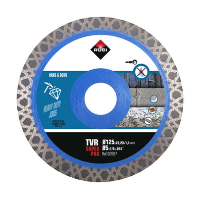 DISCO DIAMANTE RUBI # 30987 CONTINUO TVR  125 MM SUPER PRO