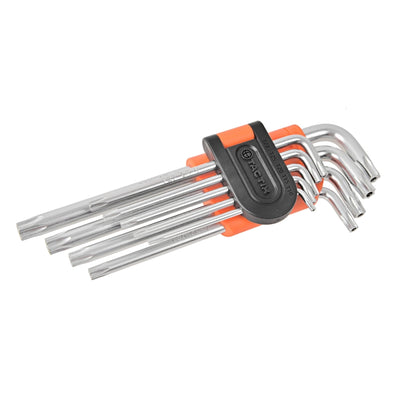 LLAVE TORX TACTIX # 206009  T10-T50 - 9 PZS. LARGA