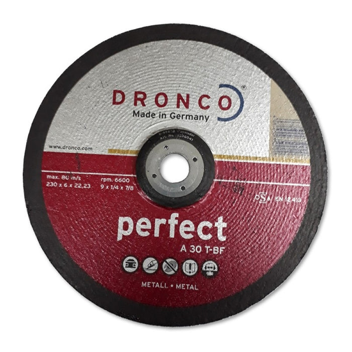 DISCO DESBASTAR  METAL DRONCO   9  X 1/4 (OF)