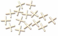 SEPARADOR CERAMICA TACTIX # 284154  4,0 MM - CAJA 250 PZAS.