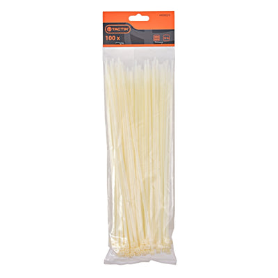 AMARRA PLASTICA TACTIX # 408029 BLANCA BOLSA 100 PZAS.LARGO 300MM