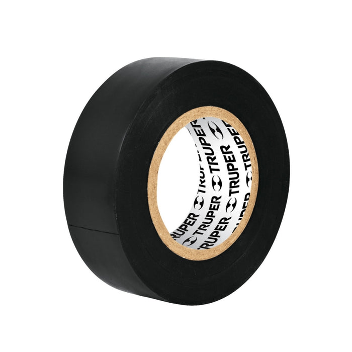 HUINCHA AISLADORA TRUPER 19MMX18M NEGRA # M-33 (PQTE 8 ROLLOS)  (12500)