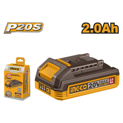 BATERIA LITIO INDUSTRIAL INGCO 20V 2AH  # FBLI2001