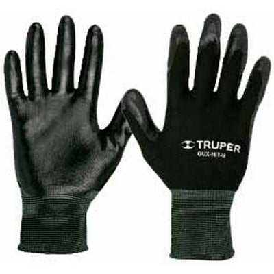 GUANTE NYLON TRUPER  RECUBIERTO C/ NITRILO GDE. # GU-123 ( GUX-NIT-L)  (13295)