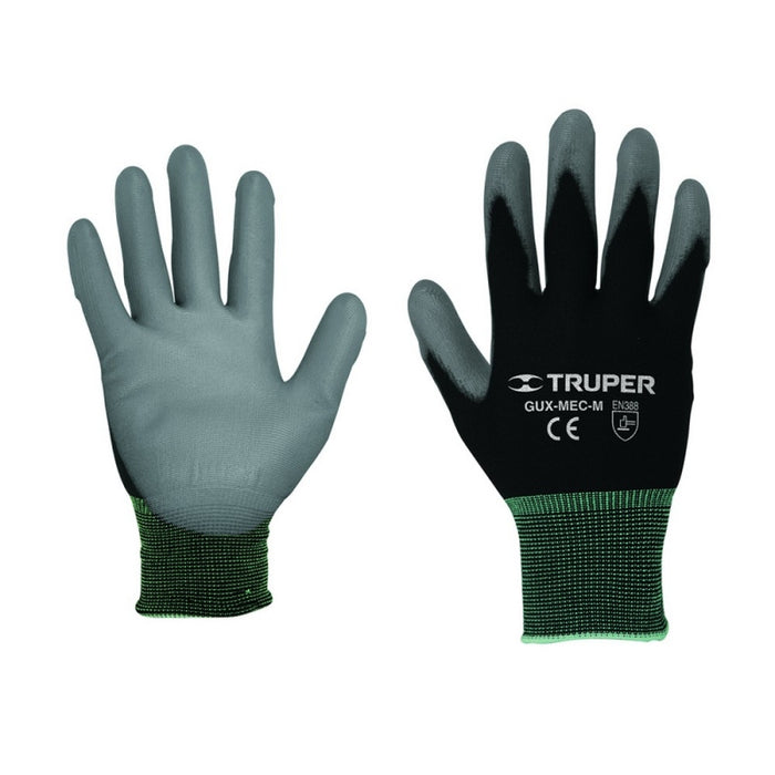 GUANTE NYLON TRUPER P/MECANICOS LARGO # GU-113 (GUX-MEC-L)  (13292)