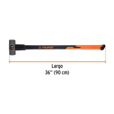 COMBO TRUPER 6 LBS. MANGO FIBRA VIDRIO #MD-6F  (19884)