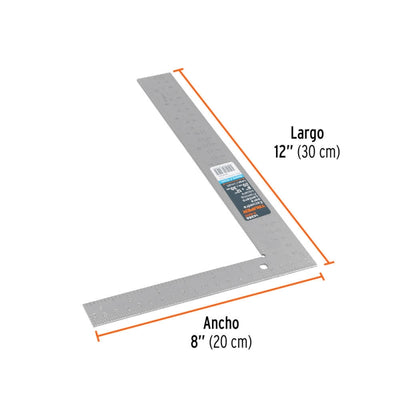 ESCUADRA TRUPER ALBANIL 12 #E-8X12  (14386)