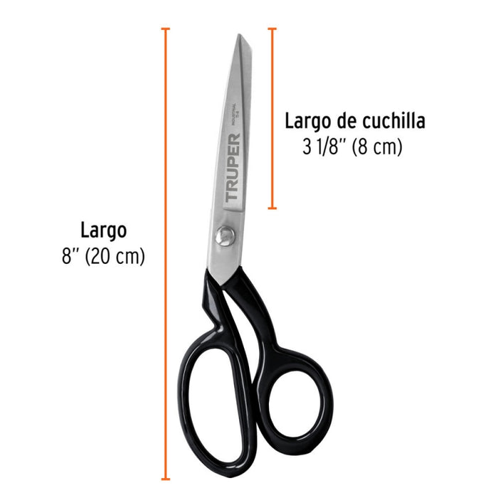 TIJERA TRUPER SASTRE  8 # TI-8  (18550)