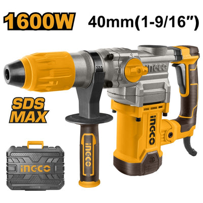 ROTOMARTILLO INGCO DEMOLEDOR SDS MAX 1600 WATTS #RH1600388 (C)