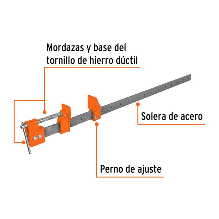 PRENSA TRUPER TIPO SARGENTO  90 CMS. # S3  (17736)