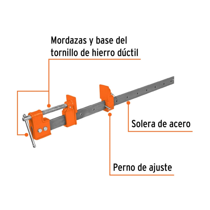 PRENSA TRUPER TIPO SARGENTO  60 CMS. # S2  (17735)