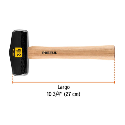 COMBO PRETUL (TRUPER) 3 LBS. # DHT-3P  (22216)