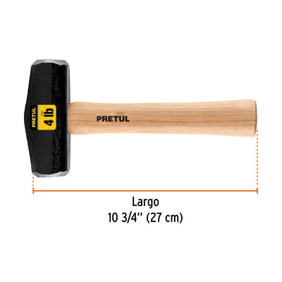 COMBO PRETUL (TRUPER) 4 LBS. #DHT-4P  (22217)