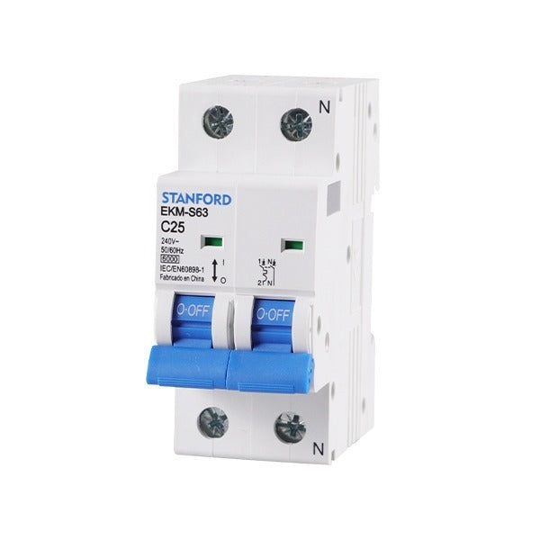 Interruptor Automático 6KA C. 2X25A(18) (6/90) STANFORD