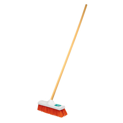 ESCOBILLON ASEO KLINTEK (TRUPER) CERDAS RIGIDAS M/MADERA # CEPI-40  (57035)