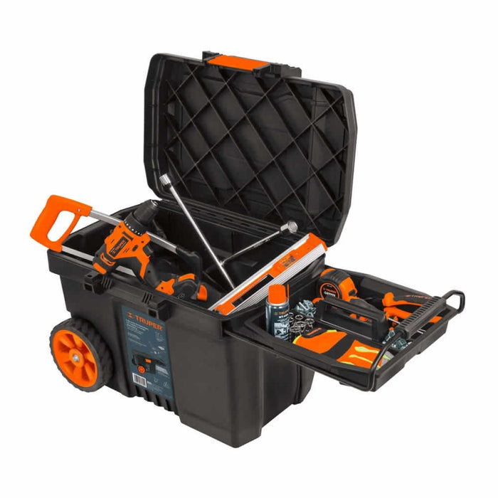 CAJA HERRAMIENTA TRUPER PLASTICA 23 C/RUEDAS # CHP-23R  (10902)