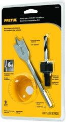 SIERRA COPA PRETUL (TRUPER) 3 PIEZAS P/INSTALAR CERRADURAS # KIT-3P  (23549)