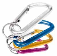 MOSQUETON PRETUL (TRUPER) FIJO T/LLAVERO 8 CM. # PE-BAN-30  (65002)