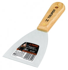ESPATULA ACERO FLEXIBLE TRUPER 1  M/MADERA # ET-1F  (14447)