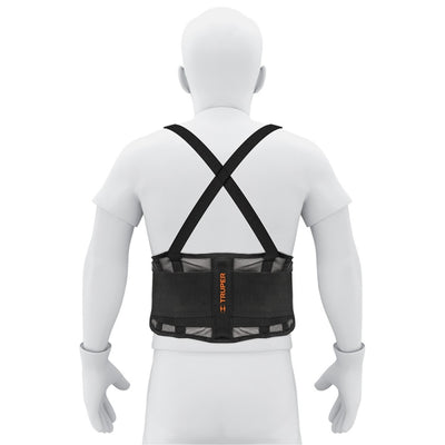 FAJA LUMBAR TRUPER AJUSTABLE DE MALLA XL  # FAJA-XLV  (11967)
