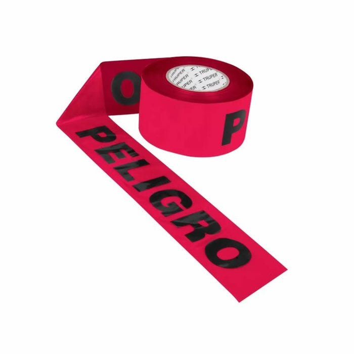 CINTA PELIGRO TRUPER PLAST.ROLLO 304 MT # CIDE-302 (BAN-PEL1000)  (12585)