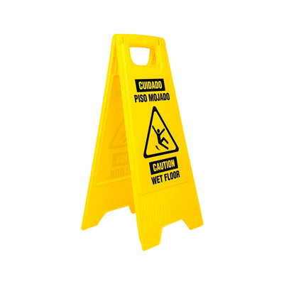 SEÑALETICA TRUPER PISO MOJADO PLEGABLE ALTURA 62 CM. # RESBA-60P  (23020)(OF)