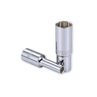 LLAVE DADO LARGO CROSSMAN 12 PTA 3/8 DR # 96-529 - 17 MM