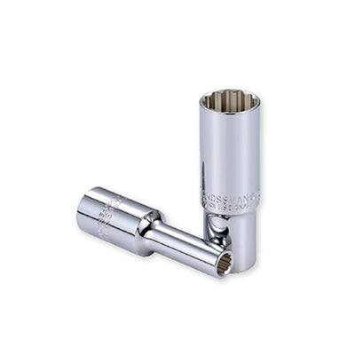 LLAVE DADO LARGO CROSSMAN 12 PTA 1/4 DR # 98-342 - 14 MM