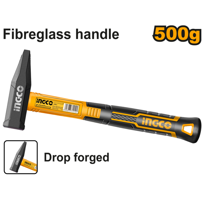 MARTILLO HOJALATERO INGCO  M/FIBRA  VIDRIO 500 GRS # HMH8180500(OF)