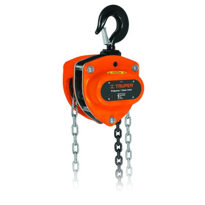 TECLE TRUPER CADENA 1 TON X 3 MTS # POL-1  (POLI-1)  (18624)