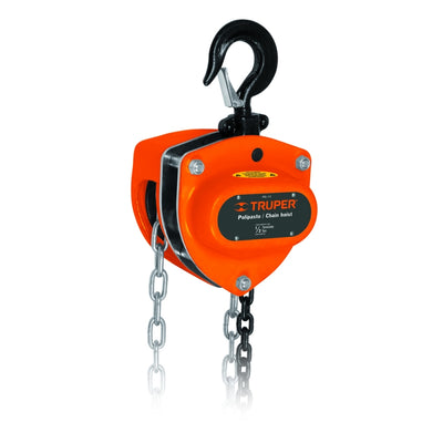 TECLE TRUPER CADENA 0,5 TON X 3 MTS # POL-1/2  (POLI-1/2)  (16823)
