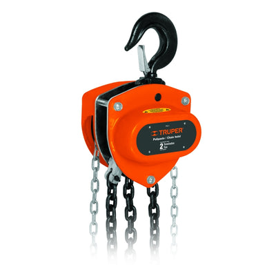 TECLE TRUPER CADENA 2 TON X 3 MTS # POL-2  (POLI-2)  (16826)